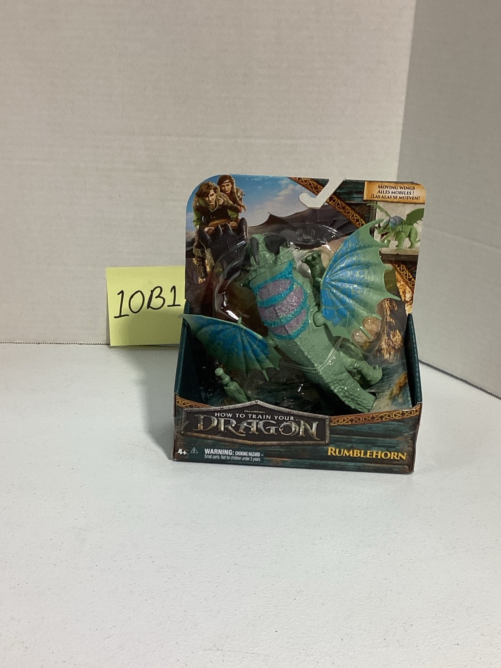 Rumblehorn Action Figure - Green & Blue